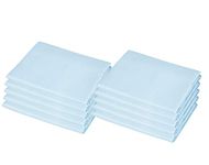 American Baby Company 10-Piece 100% Cotton Percale Standard Day Care Cot Sheet, Blue, 23" x 51"