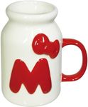 Sanrio SAN4358 Hello Kitty 50th Anniversary Mug, Milk Bottle, Kitty-chan, Milk Bottle, Sanrio Goods, Tableware