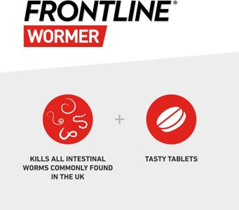 Frontline XL Dog Wormer Tablets – 2-Count Deworming Treatment