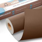 Large Leather Repair Tape, 31.5×16 inch Leather Patches for Furniture, Self Adhesive Leather Repair Patch Kit for Car Seat, Couch, Chair, Recliner, Boot, Purses - Caramel Brow