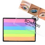 Bowitzki 50g Pastel Color Split Cake Water Activated eyeliner UV Glow Graphic eye liner Hydra Liner Rainbow Face Body Paint Makeup