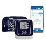 A&D Medical LifeSource ESSENTIAL Blood Pressure Machine with Bluetooth, Upper Arm Cuff (22-42 cm/8.6-16.5" Range) Home BP Monitor, One Click Operation, Connects with A&D HeartTrack App