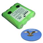 HQRP Rechargeable Battery Pack for Cobra FRS110 / FRS115 / PR4500W / PR4500 / FRS130 / FRS132 / FRS220 Two-Way Radio + HQRP Coaster