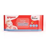 Pigeon Baby Skincare Wipes,PH Balance,Paraben Free,Alcohol Free,Sulphate Free,Non-Irritant,Enriched with Glycerin,72 Sheets