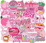 Cute Pink Teen Girl Stickers 42 Pcs