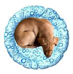 D&C PAWS Pet Cooling Mats | Reusable & Breathable Ice Cooling Blanket, Waterproof Pet Sleeping Pad Bed for Home & Travel (Small)