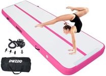 Dwzdd Gymnastics Air Mat 10ft/13ft/16ft/20ft Tumbling Mat Inflatable Gymnastics Tumble Track for Home/Gym/Training/Cheerleading/Water with Electric Pump