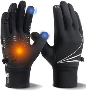 RUEXUE Winter Gloves Men Women, Warm Thermal Windproof Touchscreen Non-Slip,for Cycling Driving Running Hiking