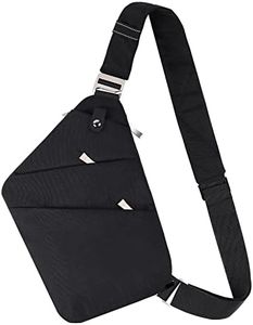 VADOO Anti-theft Crossbody Bag, Personal Flex Bag Sling Bag for Men and Women