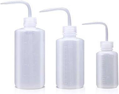 Young4us Wash bottle, 3 Pack LDPE Squeeze Bottles, Safe Plastic Low Density Polyethylene Watering Bottle Tattoo Wash Bottle with Narrow Mouth, for Chemistry, Industry, Lab & Gardening, 500, 250,150ml