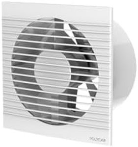 Polycab Freshner Axial 150mm Air Exhaust fan/Ventilation fan for Kitchen, Bathroom| High Speed,Noiseless| Sleek Design Easy to Clean, Powerful Motor, 100% Copper Winding|2 Year Warranty【White】