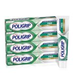 Super Poli-grip Formula Zinc Denture Adhesive Cream, 4 Count
