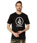 Volcom Men's Crisp Stone Short Sleeve Tee Black