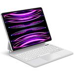 Magic Keyboard iPad Pro 11, Compatible with iPad Pro 11 inch 4th, 3rd, 2nd, 1st generation, iPad Air 5th, 4th gen (2022, 2020) - Ultra Slim, Trackpad, Backlit - Keyboard for iPad Pro 11 inch, White