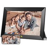 KODAK Digital Picture Frame WiFi 10.1 Inch HD IPS Touch Screen Electronic Picture Frame with 32 GB Memory, Automatic Picture Rotation, Share Photos or Videos Anywhere via App, Black