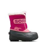 SOREL Children's Snow Commander Boot, Tropic Pink/Deep Blush, 12 Little Kid