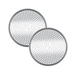 2Pack Shower Drain Hair Catcher Stainless Steel & Silicone Shower Drain Protector Mesh Sink Strainer Drain Filter Shower Plughole Cover for Bathroom/Kitchen/Floor/Tub/Flat Prevent Drain Clog