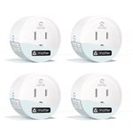 Matter Smart Plug, EIGHTREE Smart Outlet Works with Siri, Alexa & Google Home, Matter Smart Home with Remote Control, Timer & Schedule, 4 Pack