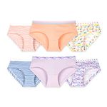 ARIEL Girl's Cotton Panties (Pack of 6) PS- 1112_Assorted_11-12 Years