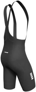 Wulibike Cycling Bib Shorts Men 4D Padded High Elasticity Tights Bike Bibs Shorts Men with 3 Pockets for Road & Gravel Biking Black Medium