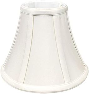 Royal Designs, Inc. True Bell Lamp Shade, BS-704UT-8WH, UNO Table, White, 4 x 8 x 7.25