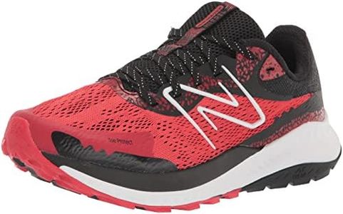 New Balance Men's Dynasoft Nitrel V5 Trail Running Shoe, True Red/Black/White, 13