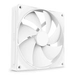 NZXT F120P, 120mm Static Pressure PC Case Fan, Ideal for Radiators & Heatsinks, High Static Pressure, Rear Chamfer Intake, Fluid Dynamic Bearings, Low Noise, PWM Control, White