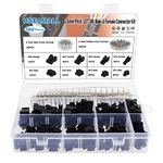 HSEAMALL 560 PCS 2.5mm Pitch 2 3 4 5 Pin JST Connectors,Male and Female Pin Header Plug Housing Pin Connectors