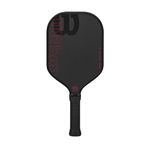 WILSON Blaze Tour 16mm Pickleball Paddle - Grip Size 2-4 1/4", Black/Red