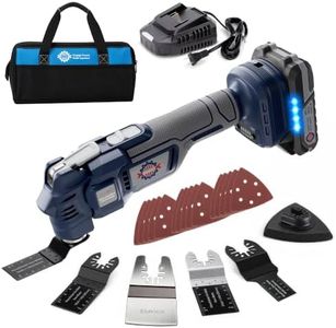 20V Cordless Oscillating Tool with Brake, Low Vibration Design, Brushless