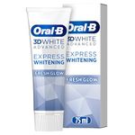 Oral-B 3D White Advanced Fresh Glow Toothpaste 75ml