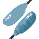 Pelican - Symbiosa Kayak Paddle - Adjustable Fiberglass Shaft with Nylon Blades - Lightweight, Perfect for Kayaking - 90.5 to 94.5 in - Blue