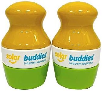 Duo GG Solar Buddies Refillable Roll On Sponge Applicator For Kids, Adults, Families, Travel Size Holds 100ml Travel Friendly for Sunscreen, Suncream and Lotions