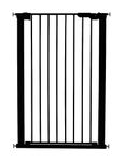 Scandinavian Pet Design Extra Tall Pressure Fit Dog Gate, 73.5-79.6 cm/29-31.3 inches wide, 105 cm/41.3 inches high, Stair Gate/Safety Gate, Metal, Black, Made in Denmark - (Pet Gate/Dog gate)