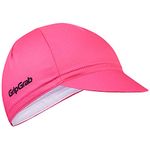 GripGrab Lightweight Summer Cycling Cap UV-Protection Under-Helmet Visor Mesh Hat Thin Breathable SPF Bicycle Headwear Pink