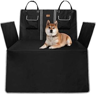 AMZPET 4-in-1 Dog Car Boot Cover | Car Boot Protector for Dogs | Car Boot Liners for Dogs | Waterproof | Heavy Duty | Dog Guard for Car Boot | Universal Car Seat Cover for Dogs (59x127x100 cm)