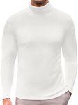 Ekouaer Men's Turtleneck Long Sleev