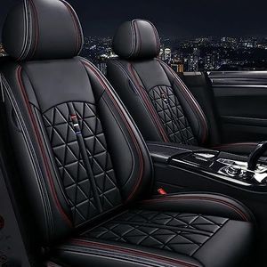 2 Pcs Universal PU Leather Front Car Seat Covers, For 90% of Sedans, SUVs, Off-Road Vehicles, Waterproof Car Seat Protectors, Comfortable Auto Seat Cushions (for Hyundai)