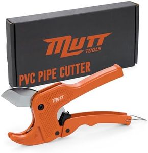 AMERICAN MUTT TOOLS 1.5” PVC Pipe Cutter – Heavy Duty Ratcheting PVC Cutter – PEX Cutter, Hose Cutter, PEX Cutter Tool, Pipe Cutters Plumbing, Tube Cutter Tool, PVC Cutter Tool, Hose Cutter Tool