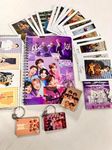 CRAFT MANIACS Bts All Purple Things Stationery Combo : Diary, 1 Wooden Puzzle, Set Of 16 Lomo Cards, 4 Magnetic Bookmarks & 3 Wooden Keychains | Best Gift For Bts Army & Kpop Fans, 160 Pages