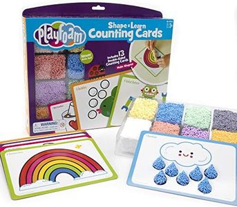 Educational Insights Playfoam Shape & Learn Counting Set, Flash Card Set, Fidget, Sensory Toys, Easter Basket Stuffers for Boys & Girls, Ages 3+