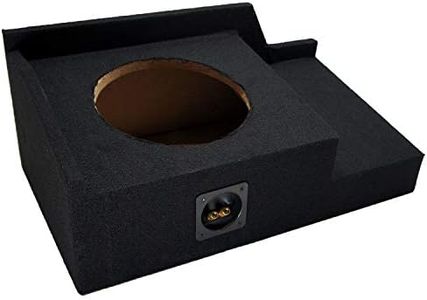 American Sound Connection ASC 1X10GMNEW Compatible with 99-06 Chevy Silverado Extended Cab Custom 10" Subwoofer Box