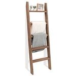 FUIN 5ft (58") Wood Blanket Ladder 