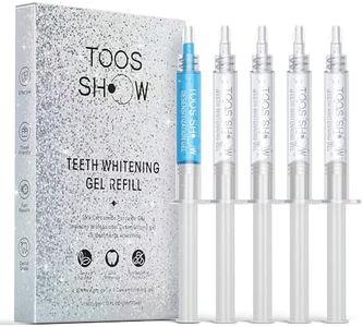 5 x Teeth Whitening Gel (4+1 Desensitizing Gel), No Sensitivity Teeth Whitening Gel Kit, Effective Teeth Whitener, Travel-Friendly Tooth Whitening Pen, Carbamide Peroxide Tooth Bleaching