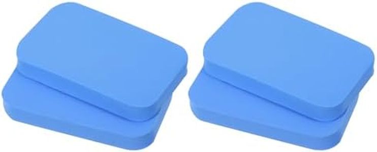 PATIKIL Table Tennis Rubber Care Sponge, 4 Pack Ping Pong Paddle Cleaning Sponge Racket Pat Cleaner, Blue