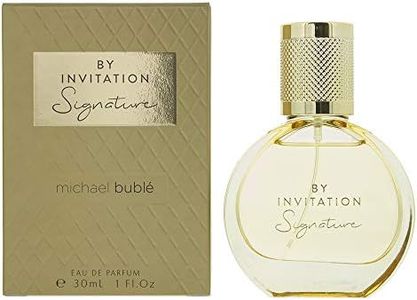 By Invitation Signature from Michael Bublé Fragrances, 1 Fl Oz | Women’s Perfume | Bergamot, Jasmine, Vanilla Perfume | Eau de Parfum | Gift for Women | Vegan & Cruelty Free