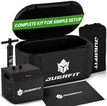 Cold Plunge Tub with Water Chiller – 53”L×32"W, 121 Gal Inflatable, Portable Ice Bath Tub for Outdoor or Indoor Use – 37℉ Chiller, Pump, & Filter – Boost Athletic Recovery, Mood, & Energy with JUGRFIT