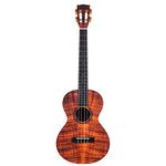 Mahalo Artist Elite Series Baritone Ukulele Photo Flame Koa With Bag MA4KA