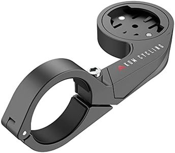 KOM Cycling Garmin Bike Mount with Carbon Finish from Garmin Edge Mount Designed for Garmin Edge 530 and Other Garmin Models (Aero - Black)