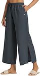 Willit Women's Wide Leg Pants UPF 50+ Swim Beach Pants Lightweight Travel Pants Quick Dry Sun Protective Gray XS